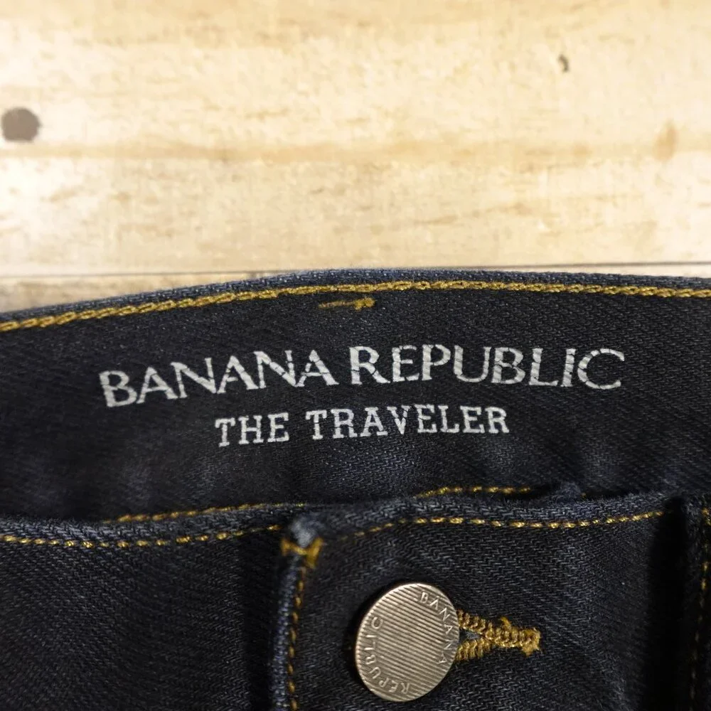 Banana Republic Traveler Slim Jeans Men’s 32x32 Dark Wash Stretch‎